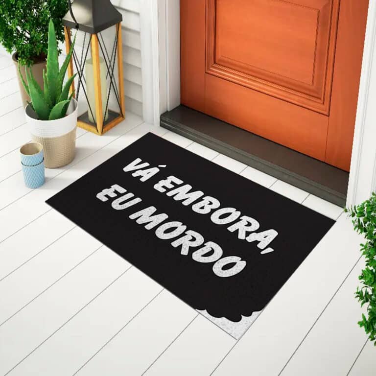 Capacho Frase – Vá Embora, Eu Mordo