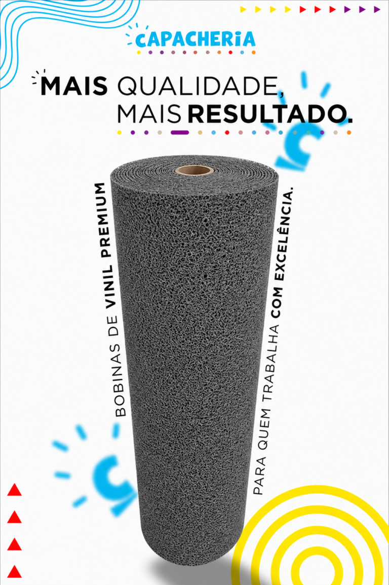 Bobina de Capacho Vinil Cinza Premium Antiderrapante | Alta Durabilidade para Entrada Comercial e Residencial
